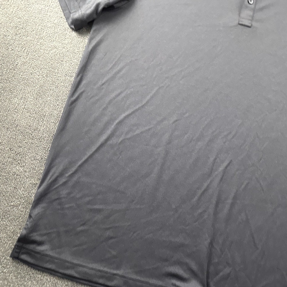 Travis Mathew Polo Shirt Adult 2XL XXL Gray Short Sleeve Golf Golfing Casual Men - Picture 7 of 15